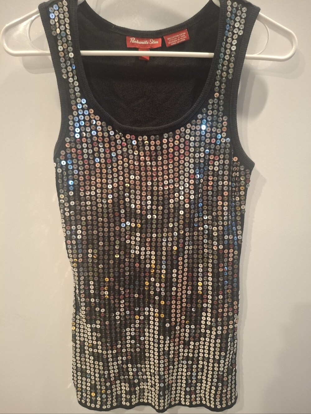 Panhandle Slim Black Sequin Tank
